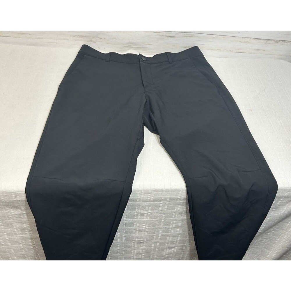 UNRL Golf Jogger Black Pants Mens Size LARGE (34-36 Waist) 30" Inseam Stretch